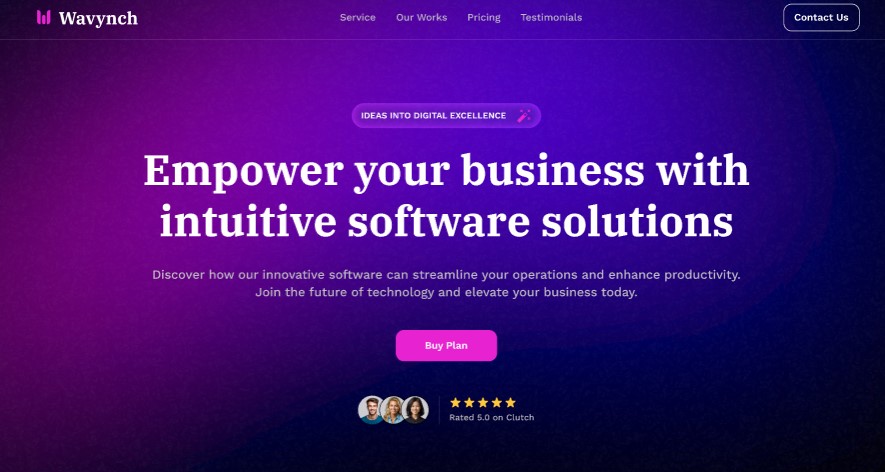 SaaS & Startup Landing Page